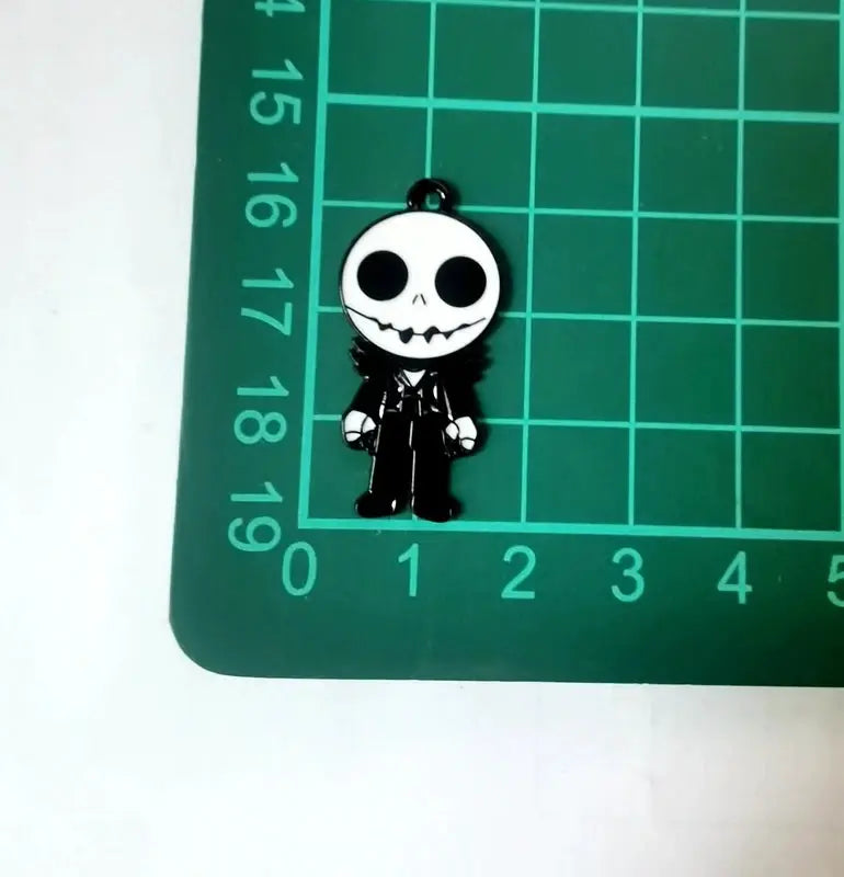 Halloween Pendant Charms | Metal Design | Cartoon Pattern | 10 Piece Set