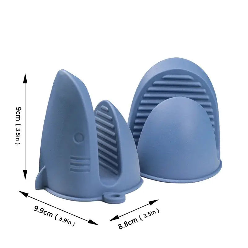 Oven Mitts | Shark Shaped Silicone | Anti Slip Heat Resistant | One Size