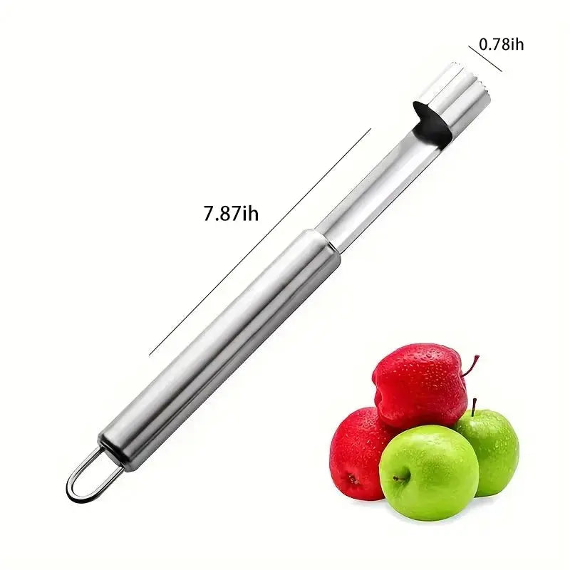 Multi-Fruit Corer, Stainless Steel for Apples, Pears, Oranges, with Hanging Hole, Easy Grip Handle, Professional Kitchen Tool from PriceLows™