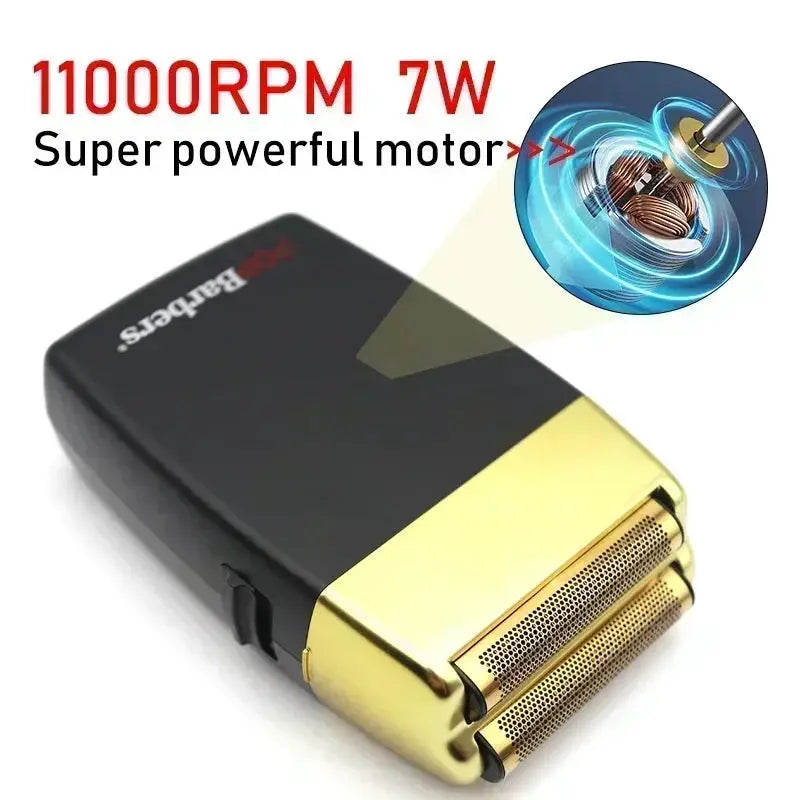 Beard Trimmer | 11000 RPM | USB Rechargeable Lithium 1400mAh | POP Barbers P620