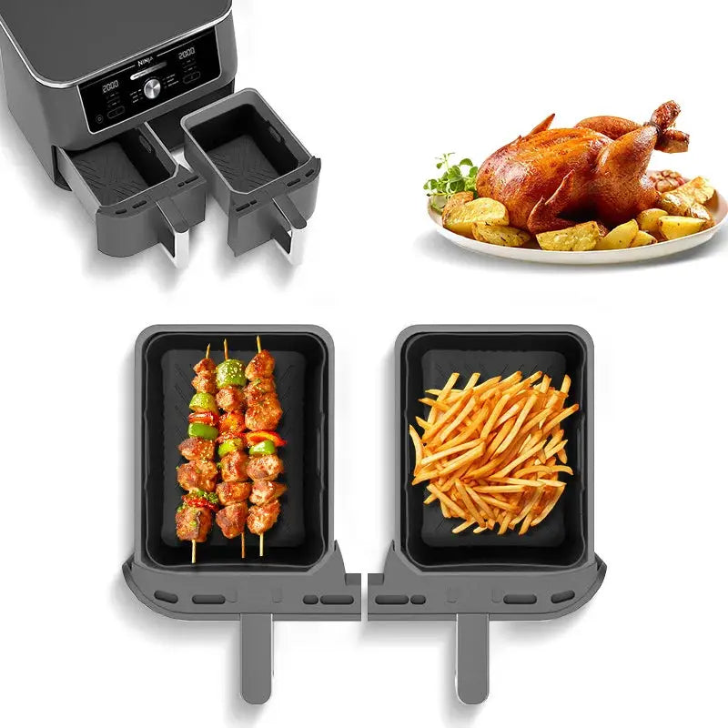 Air Fryer Silicone Liners | Ninja AF400EU AF451EU | Reusable | 1 To 2 Pcs