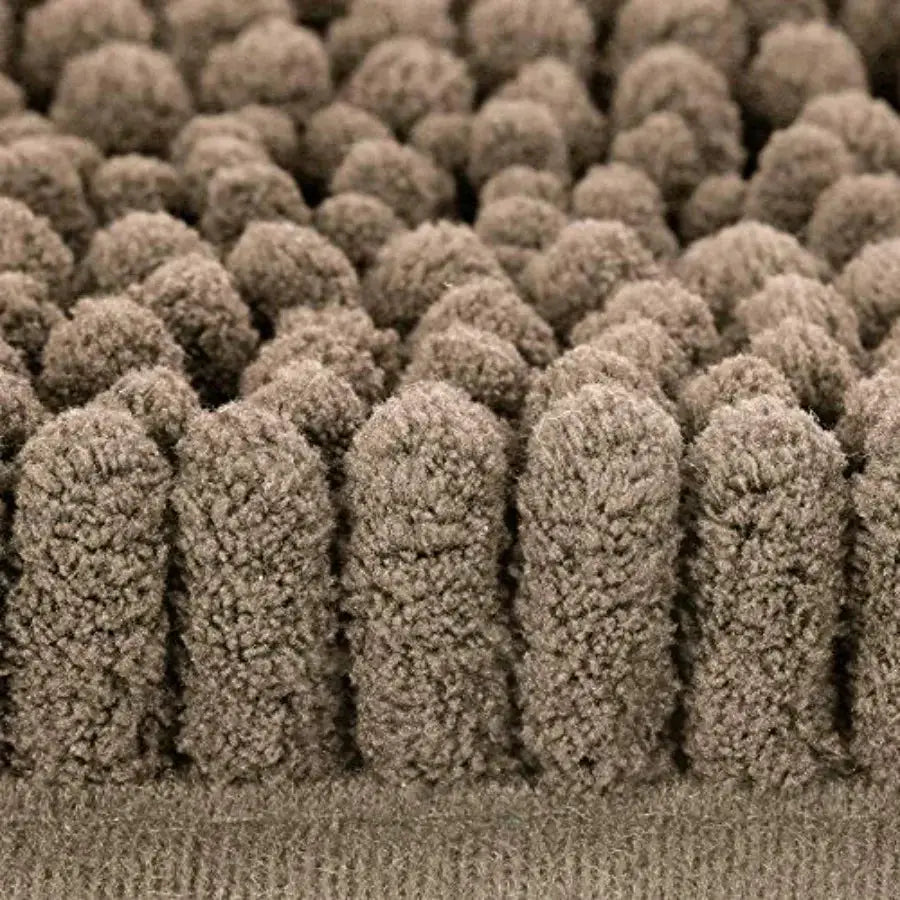 Striped Bathroom Rug Set 3 Pieces Ultra Soft, Non Slip Chenille Toilet Mat, Absorbent Plush Shaggy Bath Mats for Bathroom, Bedr from PriceLows™