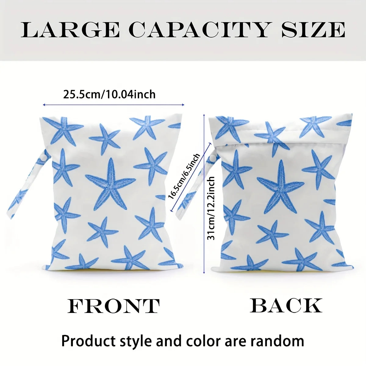 Waterproof Dry Wet Separation Bag Fashion Beach Zipper Bag for Travel Swim Pool Yoga Sportswear Cosmetics Lingerie Storage from PriceLows™