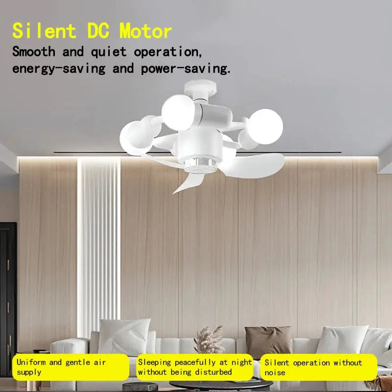 Ceiling Fan | E27 Socket | Remote Control | 3 or 5 Heads