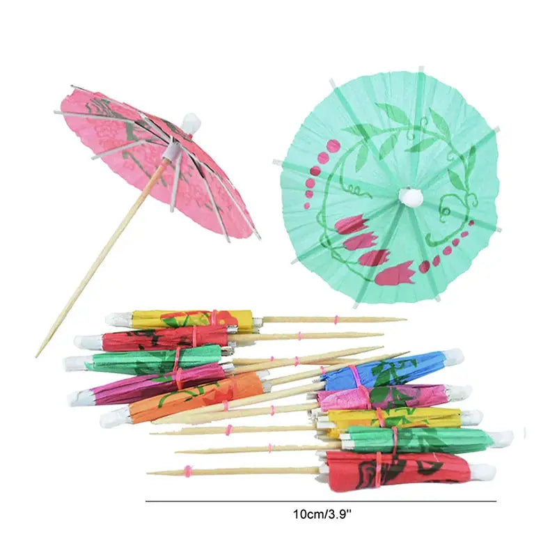 Disposable Flamingo Straw | Tropical Pineapple Design | 25 Or 50 Pieces