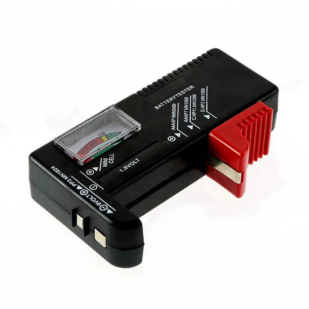 Digital Lithium Battery Capacity Tester Checkered Load Analyzer Display Check AAA AA Button Cell Universal Voltage Test from PriceLows™