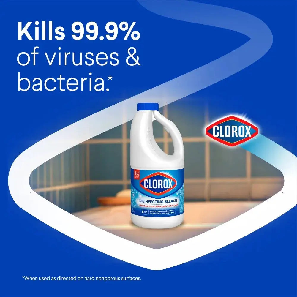 Disinfecting Bleach Cleaner | 43 Fl Oz | Five In One | Regular Scent