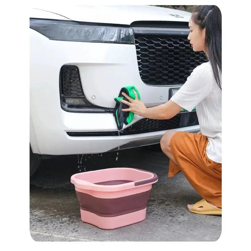 Portable Foot Soaking Tub | Deep Foldable Basin | Compact Home Spa | Large Capacity