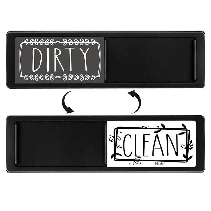 Dishwasher Magnet | Clean Dirty Sign | Fridge Use | 17.7x5.2cm