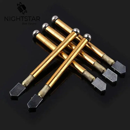 Glass Cutter Diamond Tip Steel Blade Cutting Tool Oil Feed Glass Cutter Antislip Metal Handle 175mm For Hand Tool Glass Cutting from PriceLows™