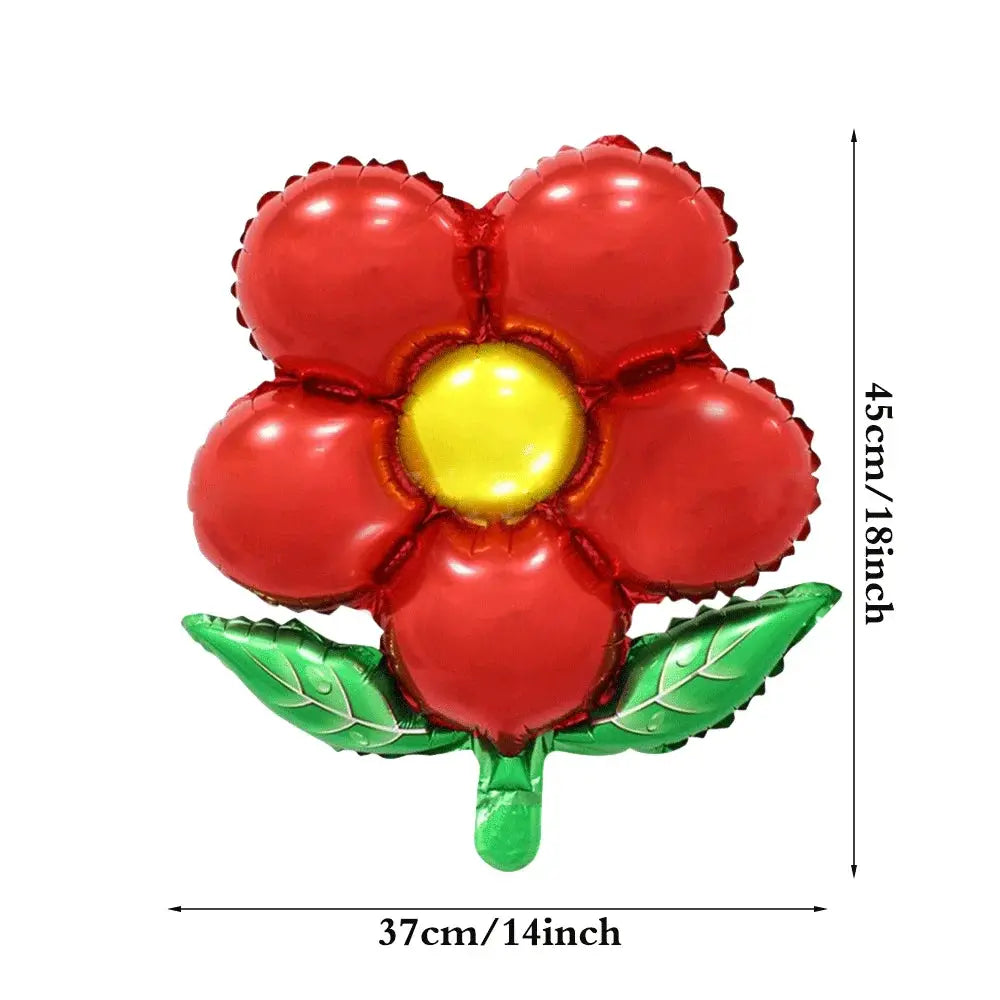 Wildflower Party Supplies | Spring Flower Banner And Plates | Napkins And Balloons