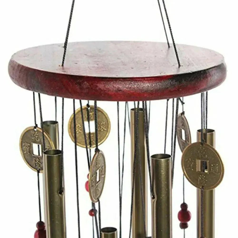 Wind Chime Angel Metal Aluminum Tubes Bell Wind Chime Creative Hollow Home Garden Wall Hanging Decoration Handmade Gift from PriceLows™