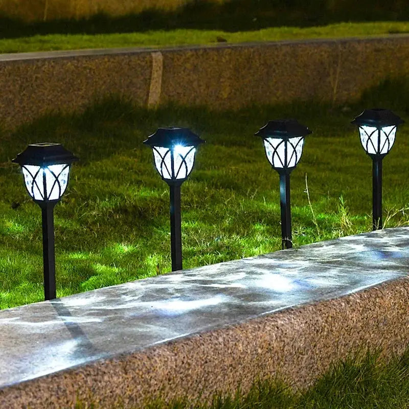 1-10Pack Solar Yard Lights Bright Lawn Lights Outdoor Waterproof Led Solar Pathway Lights Landscape Path Lights from PriceLows™