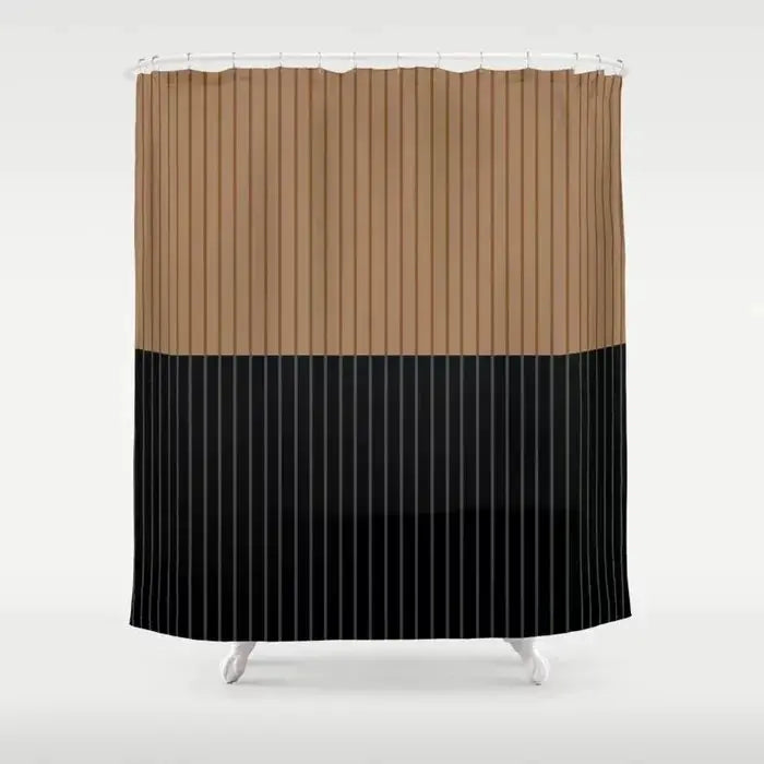 Simple Colorful Lines Modern Fashion Pattern Shower Curtain Home Decoration Creative Personalized Shower Curtains from PriceLows™