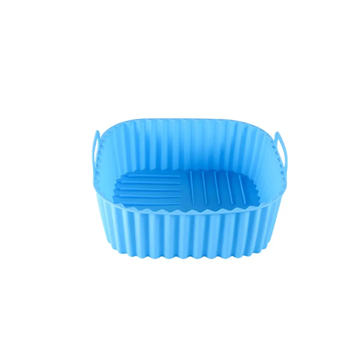 Air Fryer Basket | Silicone Square | High Temperature Resistant | Red, Blue