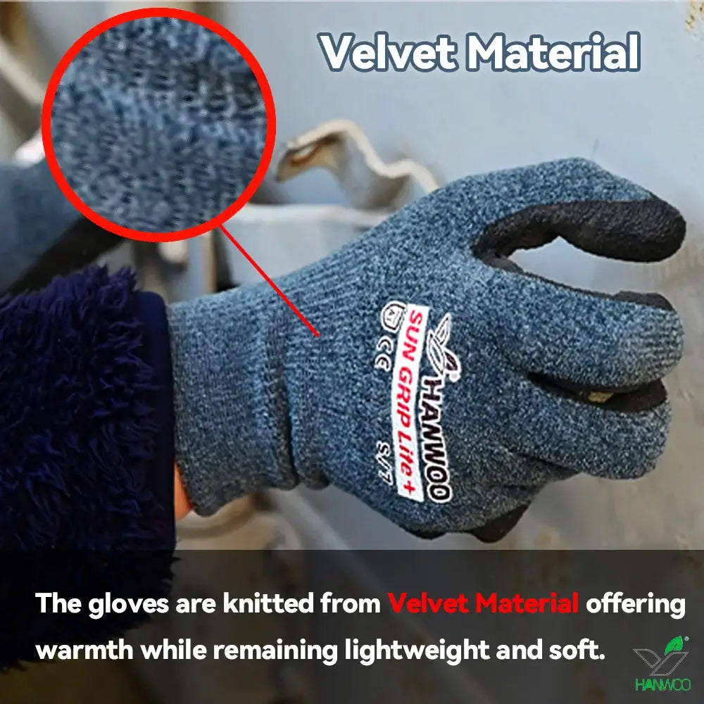 HANWOO Winter Work Gloves Smart Touchscreen Winter Warmth Microfiber Material Lightweight Gloves 3 Pairs from PriceLows™