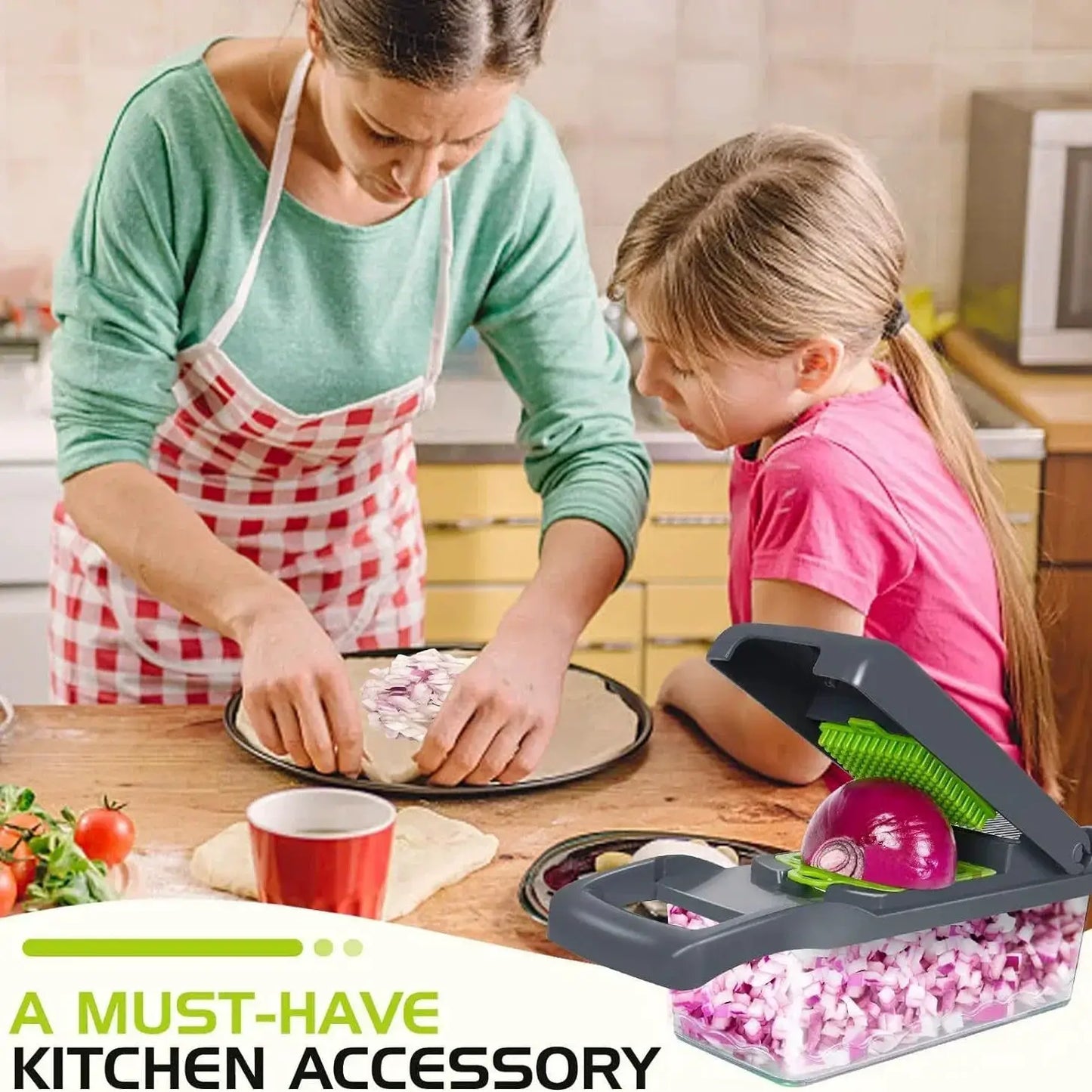 Vegetable Cutter | 5-In-1 Manual | Multi-Blade | Standard Size