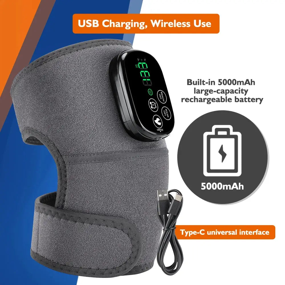 Multi-Function LED Heating Pad | Knee Shoulder Elbow Brace | 660 And 850NM Light | 3 In 1 Thermal Support