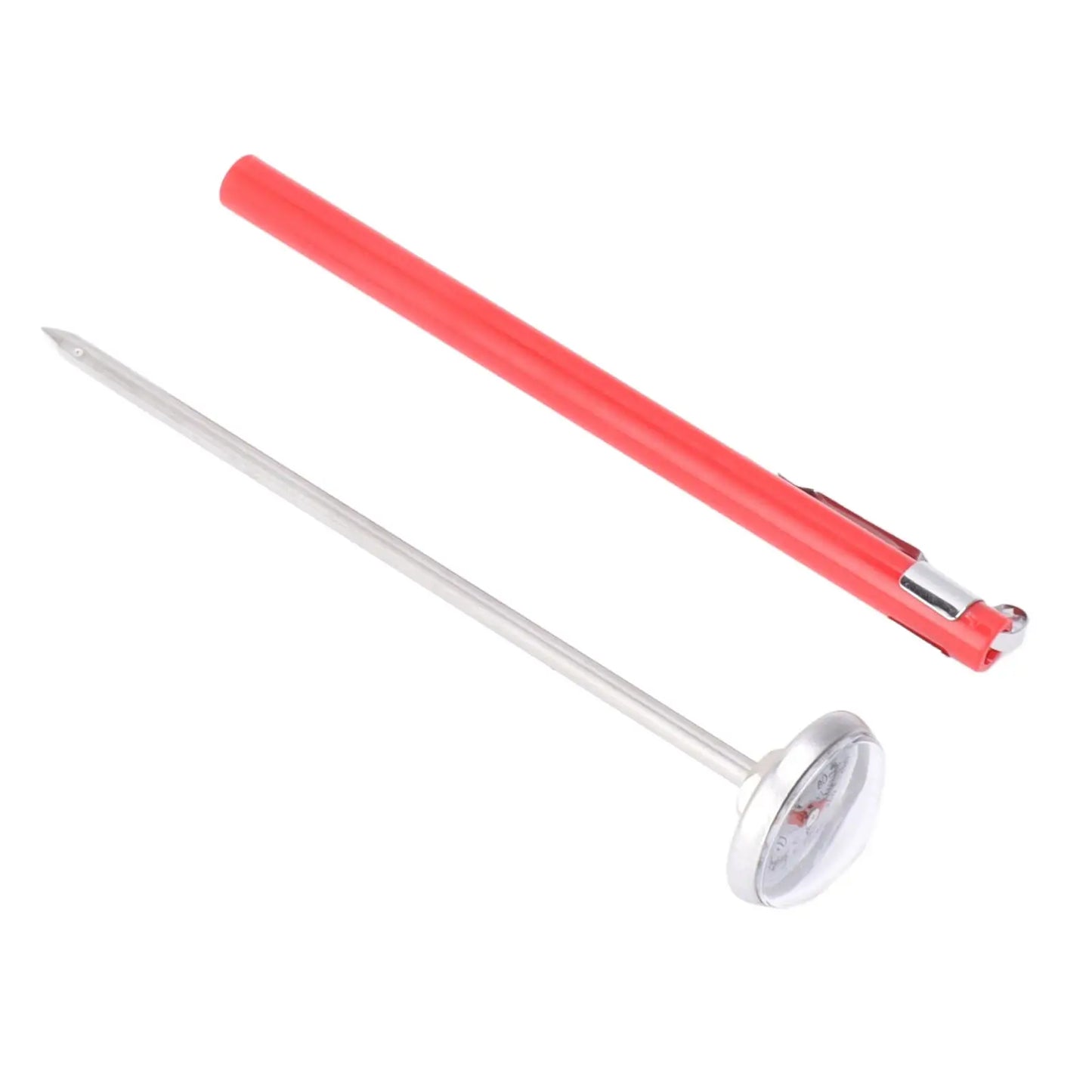 Instant Read Meat Thermometer | Battery-Free | Stainless Steel | Grill Use