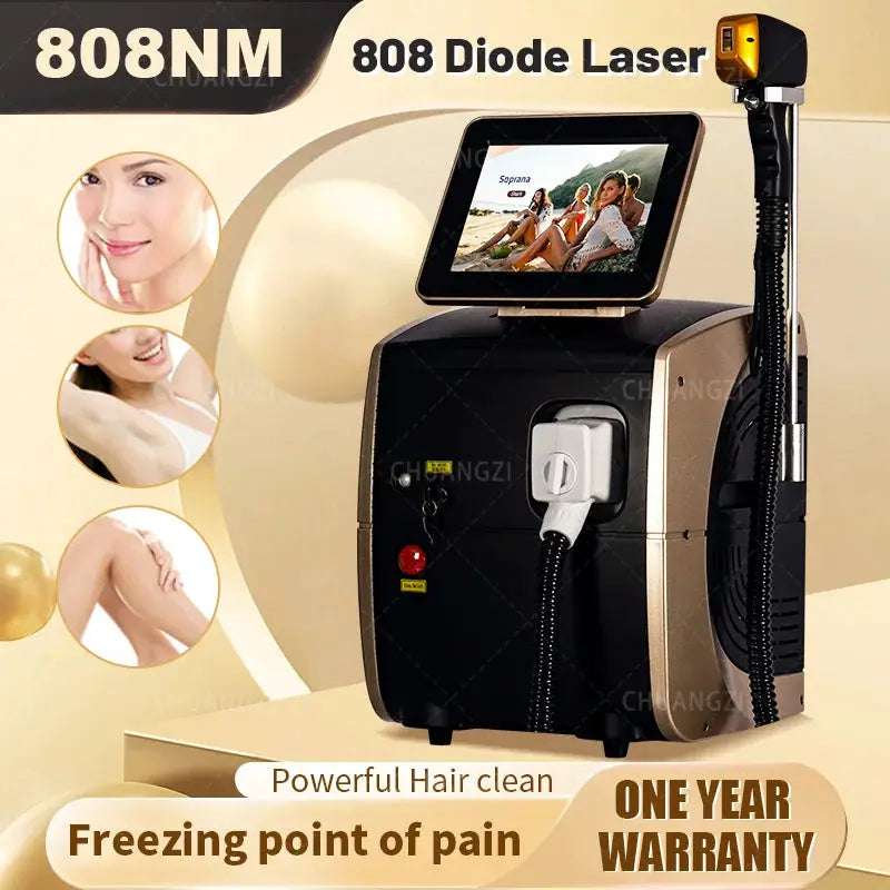 Professional 5000W Alexandrite Diode Epilator | Permanent Hair Remover | Cooling System