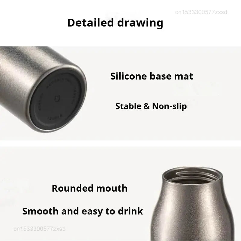 Mijia Outdoor Titanium Insulated Cup Portable Pure Titanium Inner Pot Antibacterial Long lasting Vacuum Insulation Ice Drink Cup from PriceLows™