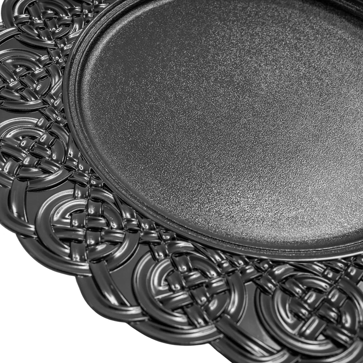 100pcs 13" Chargers Plate Round Gold Salad for Wedding Dinner Plate Decor Party Celebrations from PriceLows™