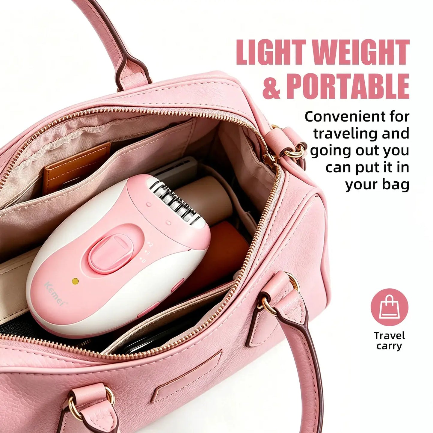 Epilator | Rechargeable Battery | Charging Time Up To 2 Hours | Facial And Body