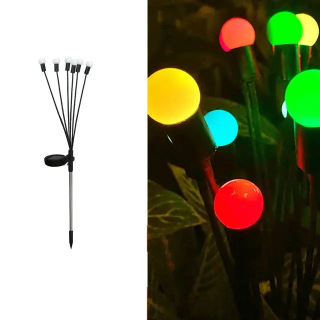 Solar LED Light Outdoor Waterproof Garden Sunlight Powered Landscape Lights Firefly Garden Lights Lawn Garden Decor Solar Light from PriceLows™