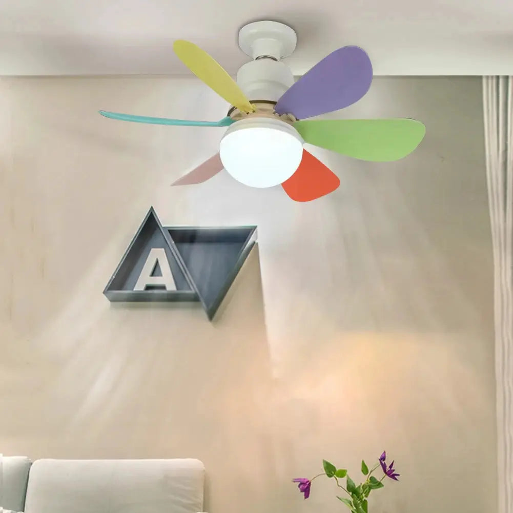 Ceiling Fan with Light Light Bulb Fan Adjustable Wind Speed & Light Color Timing Wireless Fan Socket Fan Light for Home Office from PriceLows™