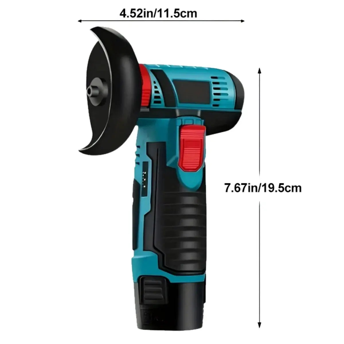 1 Set 12V Angle Grinder, 19500RPM Electric Polisher, Mini Cordless Lithium Battery Power Tool (with 2 Batteries) from PriceLows™