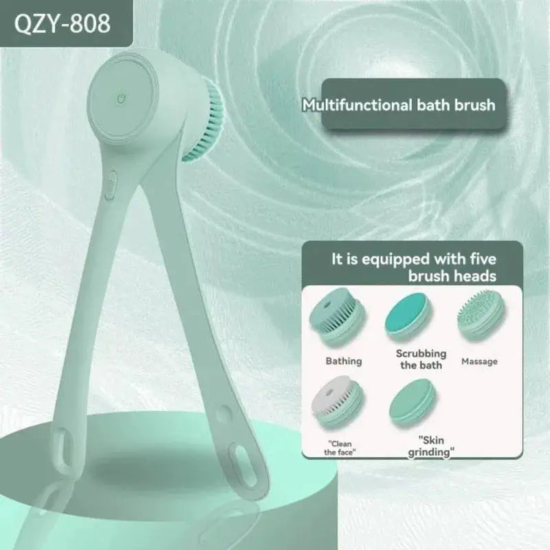 Electric Bath Exfoliating Brush | Back Scrubber | Voltage Under 50V