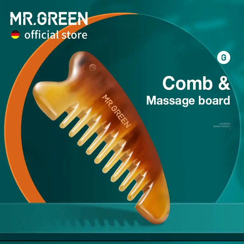 Ox Horn Guasa Comb | Facial Massage Tool | Body Pain Relief