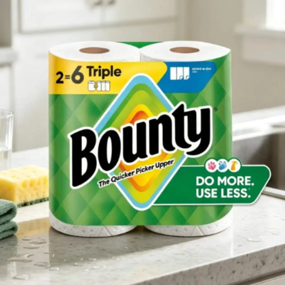 White Paper Towels | Select A Size | 123 Sheets Per Roll | 2 Triple Roll