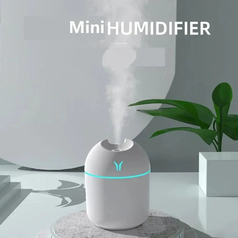 250ML USB Mini Air Humidifier Aroma Essential Oil Diffuser For Home Car Ultrasonic Mute Mist Maker Diffuser with LED Color Lamp from PriceLows™