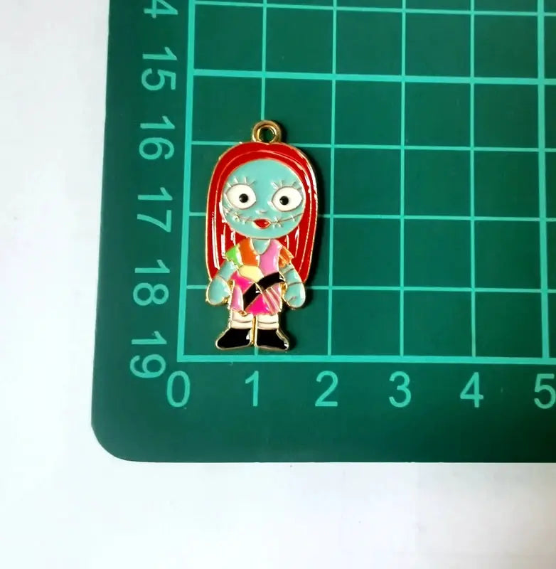 Halloween Pendant Charms | Metal Design | Cartoon Pattern | 10 Piece Set
