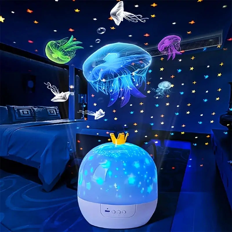 Night Light | Sky Projection | LED Bulbs Included | 15in1