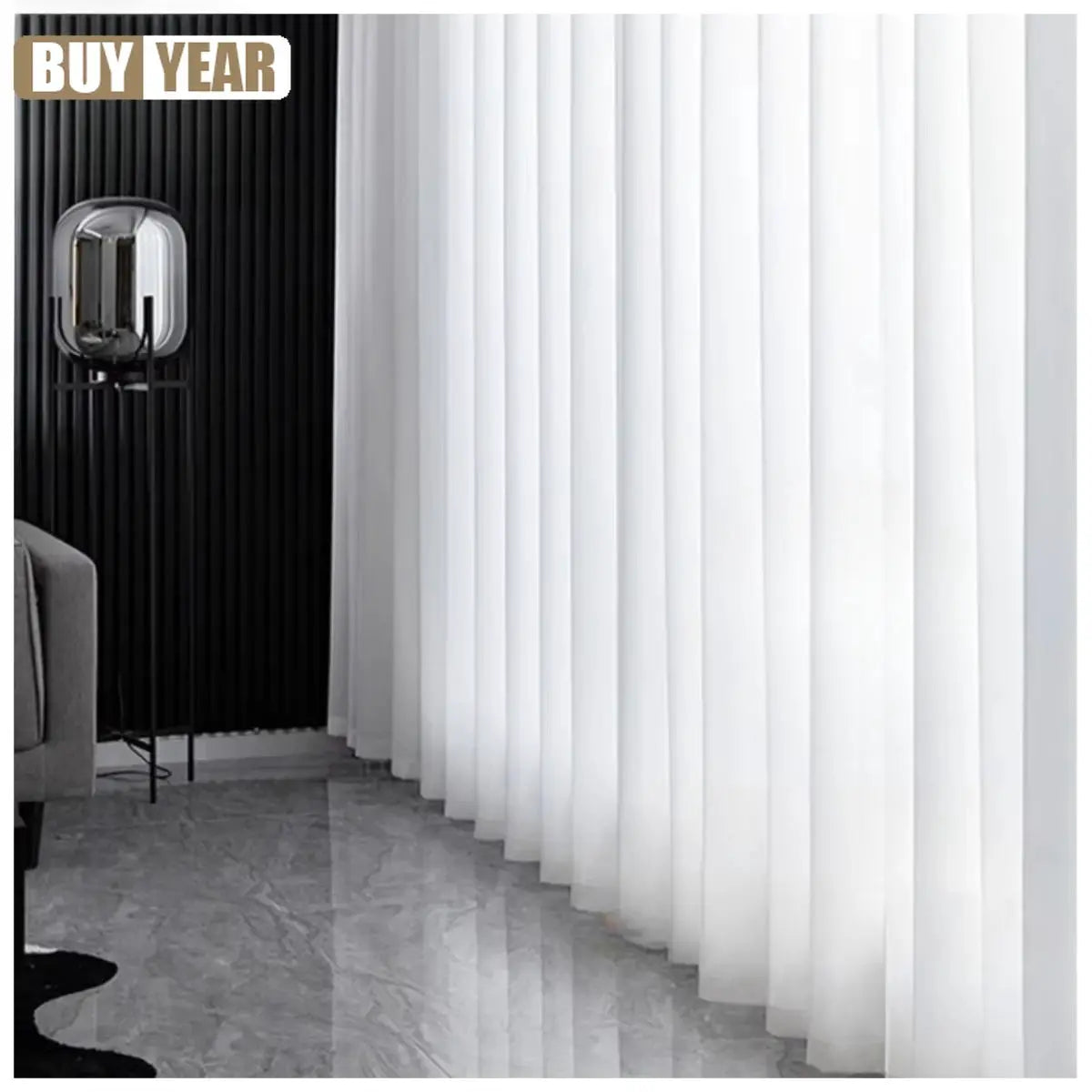 Sheer Tulle Curtains | 80 GSM Tatting | PriceLows™