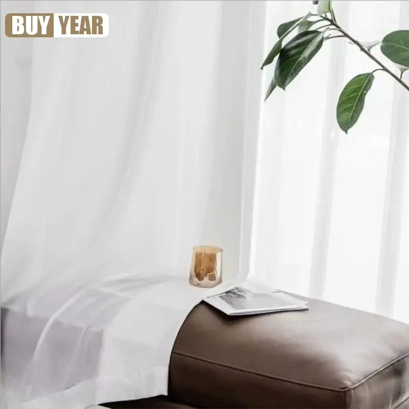 Sheer Tulle Curtains | 80 GSM Tatting | PriceLows™