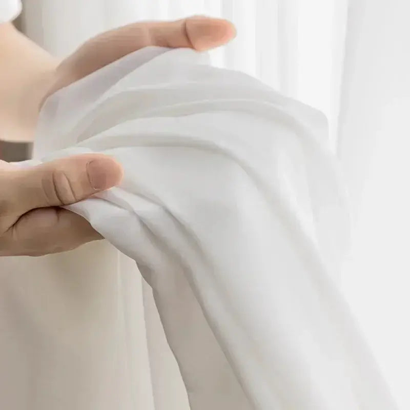 Sheer Tulle Curtains | 80 GSM Tatting | PriceLows™
