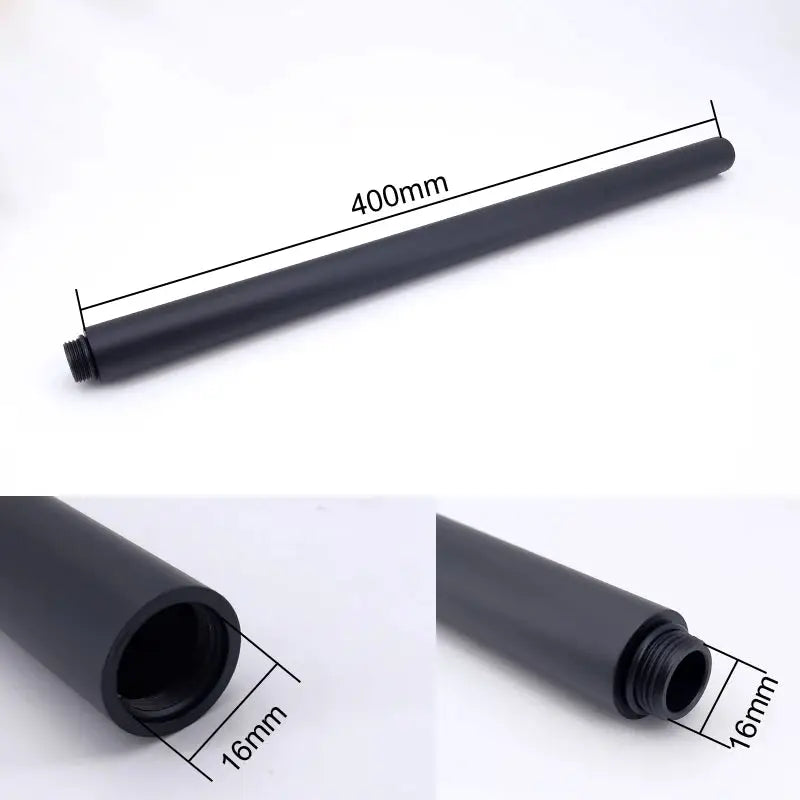 VGX Round Shower Extension Rod Shower Bracket 40cm Shower Extender Gray Extension Tube Extra Extend Tube Bathroom Accessories from PriceLows™