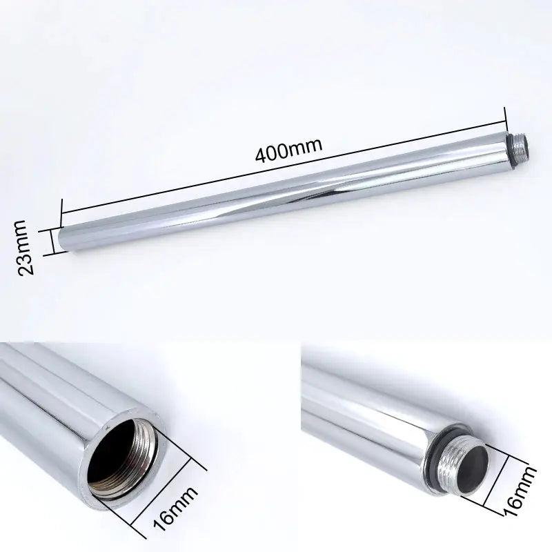 VGX Round Shower Extension Rod Shower Bracket 40cm Shower Extender Gray Extension Tube Extra Extend Tube Bathroom Accessories from PriceLows™