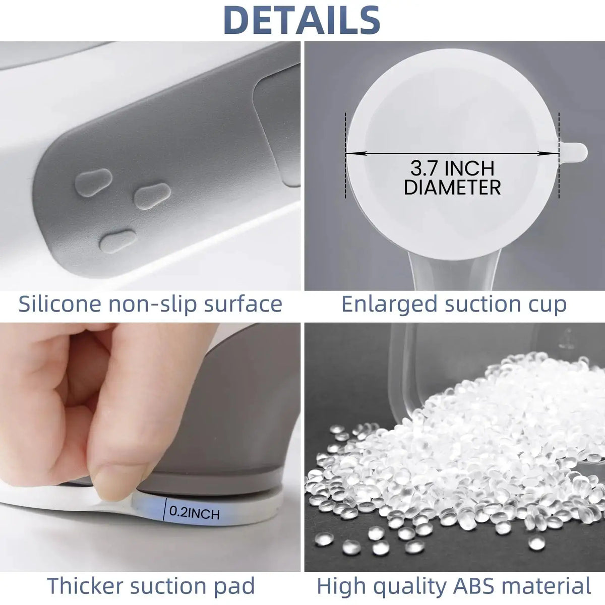 TAILI 1/2pcs Shower Grab Bars for Seniors Suction Cup 12 inch Grab Bars for Shower and Bathroom, Safety Handle for Children from PriceLows™
