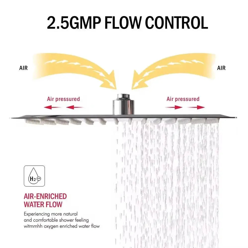 Shower Head | Ceiling Mounted | Stainless Steel | 8in 10in 12in from PriceLows™