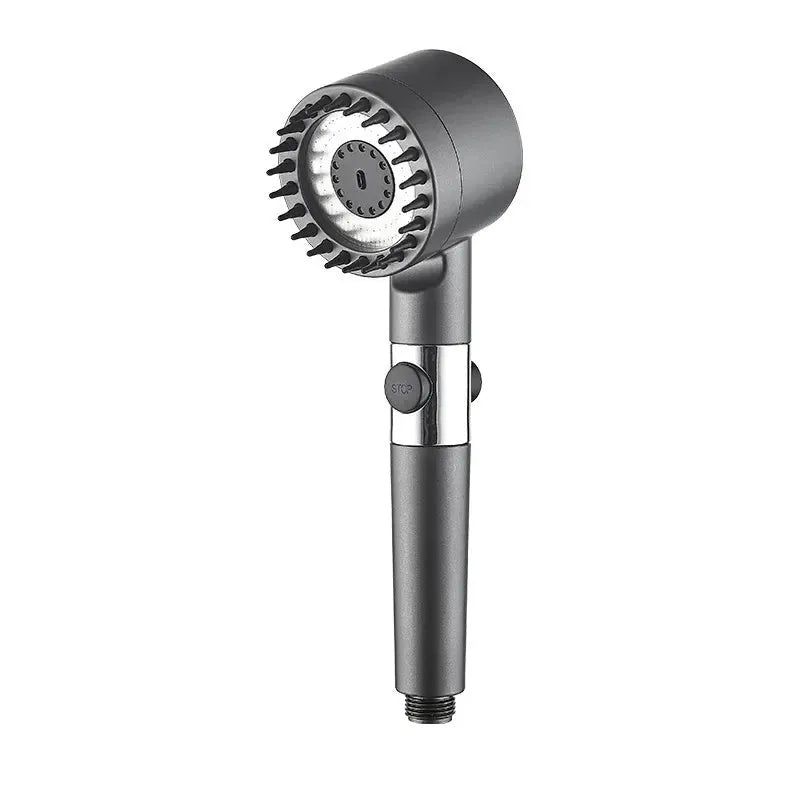 High Pressurized Filter Shower Head 3-mode Adjustable Spray with Massage Brush Rain Faucet Bathroom Accessories from PriceLows™
