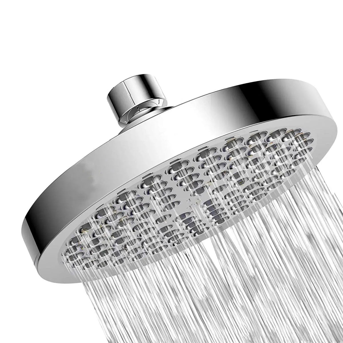 6 Inch Round Booster Shower Set Fully Electroplated Shower Head Home Set Bathroom Extension Shower Rod Set For Bathroom from PriceLows™