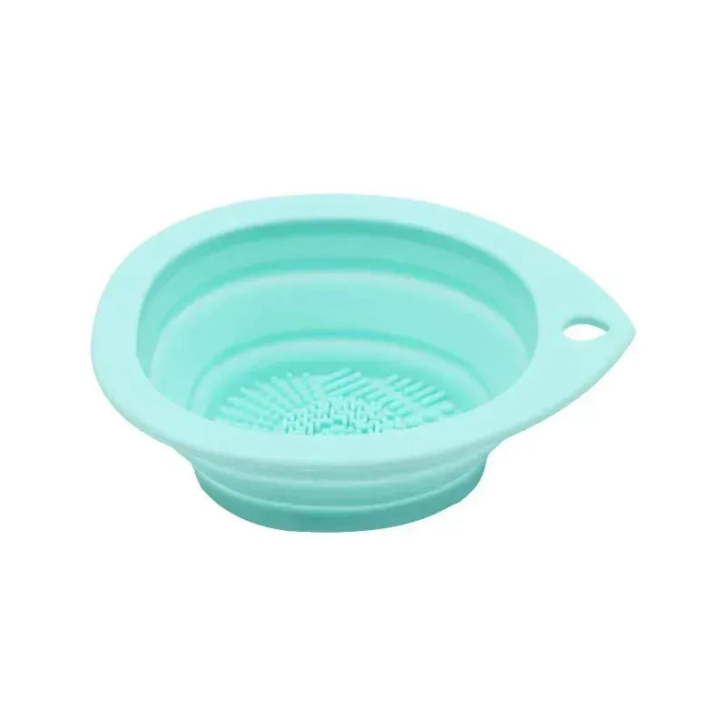 Silicone Brush Cleanser | Foldable Basin | PriceLows™