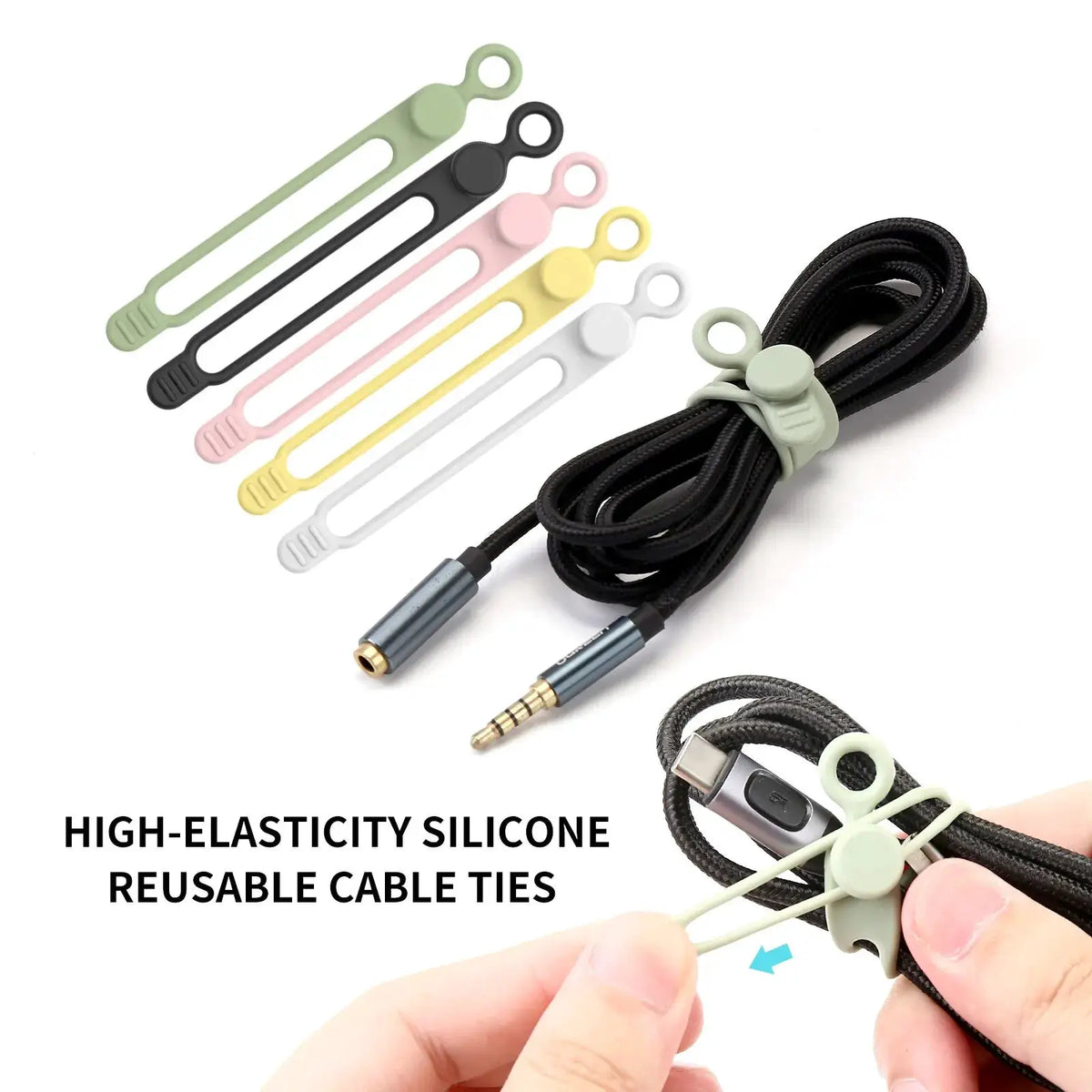 Silicone Cable Ties | Reusable Loop | PriceLows™
