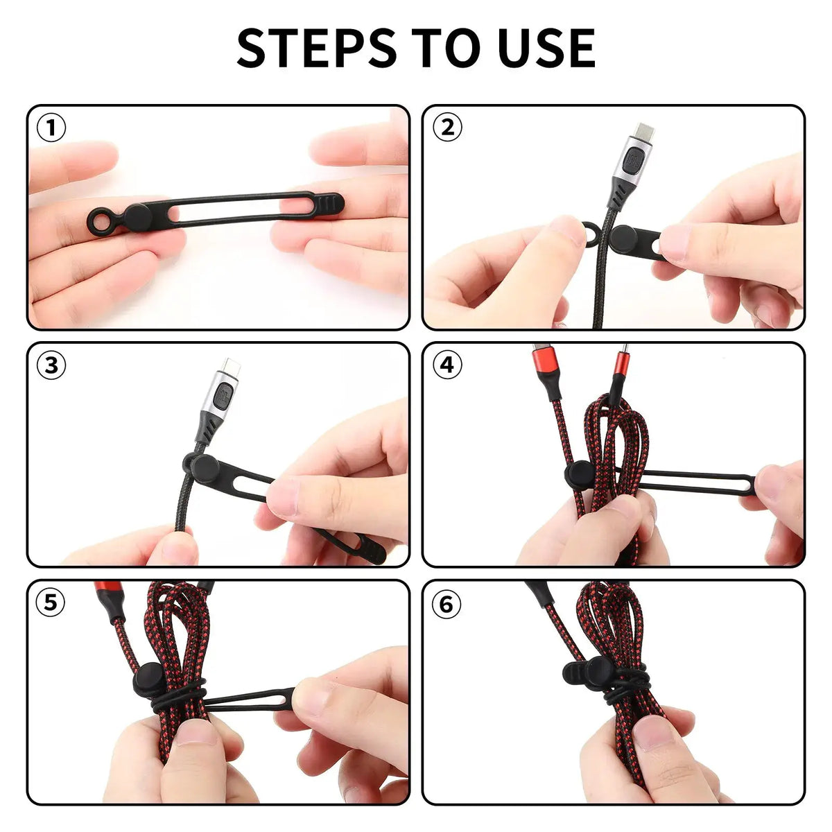 Silicone Cable Ties | Reusable Loop | PriceLows™