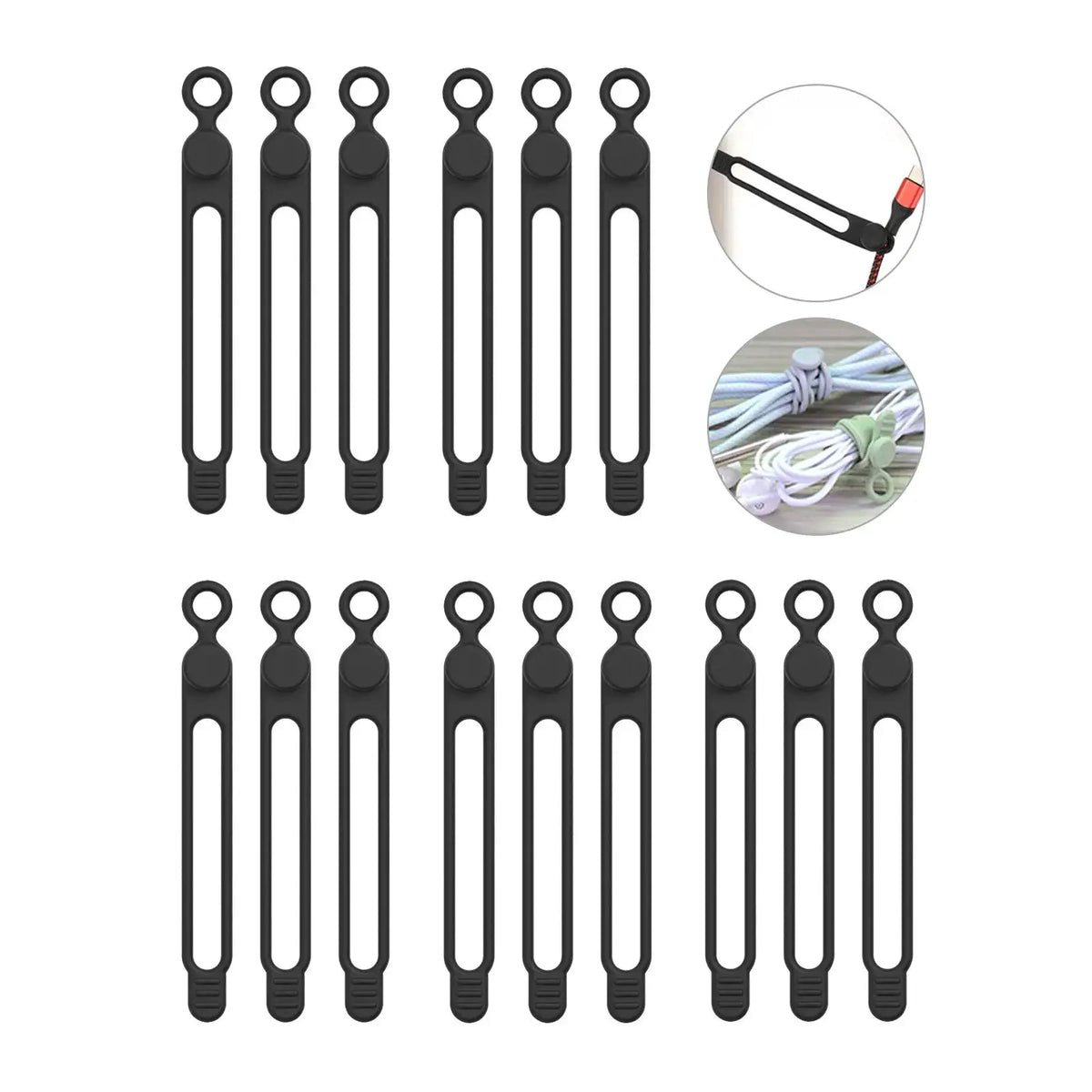 Silicone Cable Ties | Reusable Loop | PriceLows™