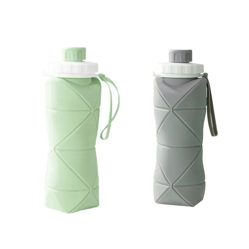 Outdoor Silicone Folding Water Bottle Portable Retractable Cup Travel Tools Collapsible Sport Bottles For Hiking Trekking Tours from PriceLows™